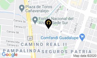Mapa de Classe Peluquería en Cali