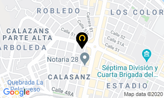 Mapa de Claudia Hernandez en Medellín