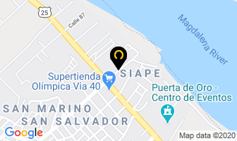 Mapa de Clean Mar Ltda en Barranquilla