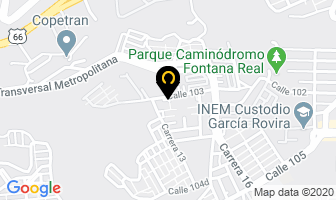 Mapa de Clean Store en Bucaramanga