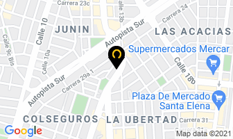 Mapa de Clear Water Foods en Cali