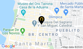 Mapa de Click Publicidad en Santa Marta