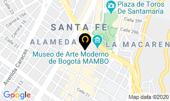 Mapa de Clientric S.a. en Bogotá D.C