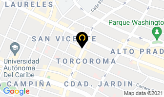 Mapa de Clima Humano Ltda. en Barranquilla
