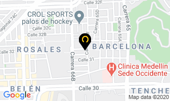 Mapa de Climatisalud S.a.s en Medellín