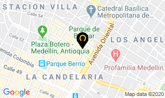 Mapa de Clini-lentes en Medellín