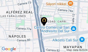 Mapa de Clini Sastrería Harvy en Cali