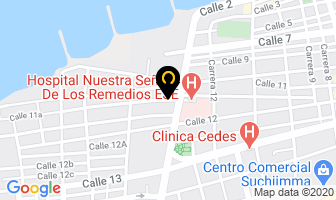 Mapa de Clínica Beraca en Riohacha