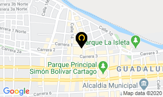 Mapa de Clínica Centrodoncia en Cartago
