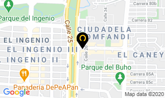Mapa de Clínica De Chapas en Cali