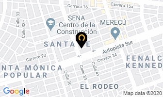 Mapa de Clínica De Computadores Rapicom en Cali