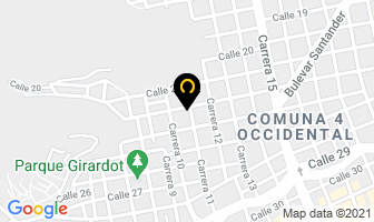 Mapa de Clínica De Conducta en Bucaramanga
