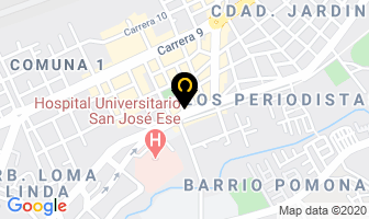 Mapa de Clínica De Fracturas en Popayán