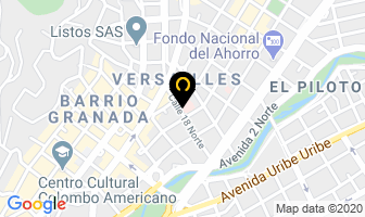 Mapa de Clinica De Occidente S.a en Cali