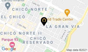 Mapa de Clínica De Ortodoncia en Bogotá D.C