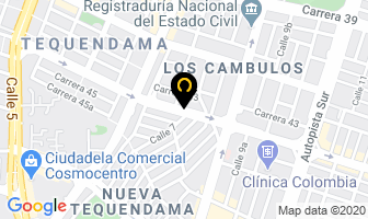 Mapa de Clinica De Sonrisas Ltda en Cali