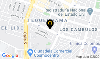 Mapa de Clínica De Uñas Dolly en Cali