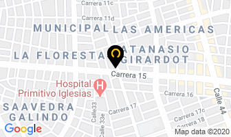 Mapa de Clínica Del Bomper en Cali
