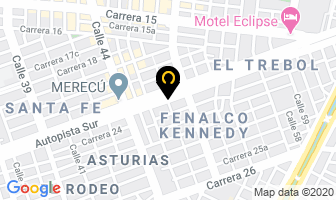 Mapa de Clínica Del Viento en Cali