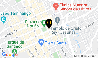 Mapa de Clínica Dentofacial en Pasto