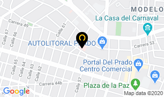 Mapa de Clínica El Prado en Barranquilla