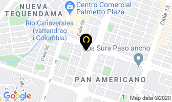 Mapa de Clínica Farallones S.a. en Cali