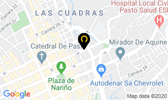 Mapa de Clínica Fátima en Pasto