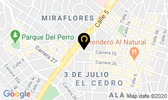 Mapa de Clínica Impladent en Cali