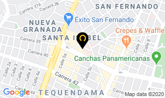 Mapa de Clinica Laser Plastica en Cali