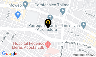 Mapa de Clínica Los Remansos en Ibagué