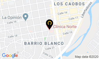 Mapa de Clínica Machicado en Cúcuta