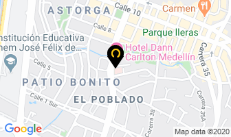Mapa de Clinica Mario David en Medellín