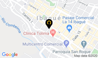 Mapa de Clínica Minerva S.a. en Ibagué