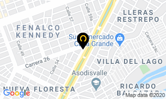 Mapa de Clinica Nueva Sonrisa en Cali