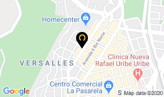 Mapa de Clinica Oftalaser en Cali
