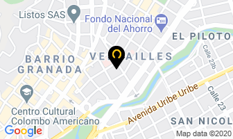 Mapa de Clínica Orthofami en Cali