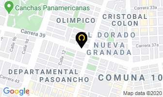 Mapa de Clínica Ropa Antony en Cali