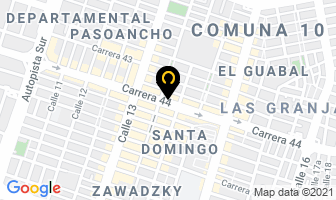 Mapa de Clinica Y Confeccion La Alborada en Cali