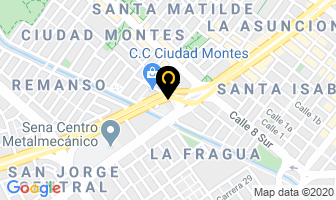 Mapa de Clinicas Odontológicas Los Lpes en Bogotá D.C