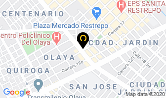 Mapa de Clínicas Odontológicas Paez en Bogotá D.C