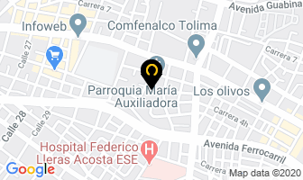Mapa de Clinicas Odontologicas Sttik en Ibagué