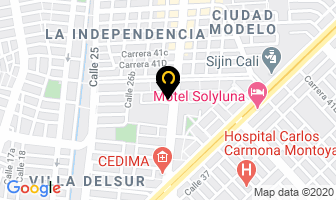 Mapa de Clinigas en Cali