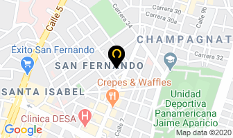 Mapa de Clinimedical Home Care en Cali