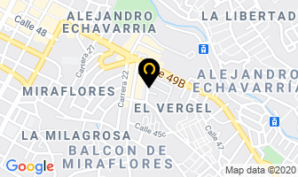 Mapa de Clinirentas en Medellín