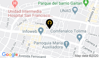 Mapa de Closet O Cocinas Integrales en Ibagué