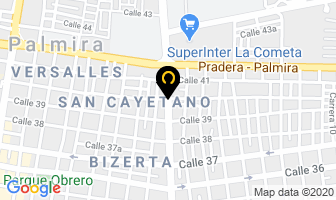 Mapa de Clósets Los Amigos en Palmira