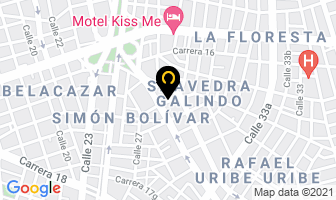 Mapa de Closets Y Cocinas Modulares en Cali