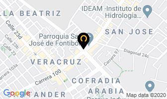 Mapa de Club De La Pizza en Bogotá D.C