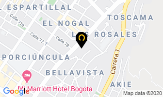 Mapa de Club El Nogal en Bogotá D.C