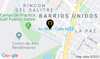 Mapa de Club Independiente Santafé en Bogotá D.C